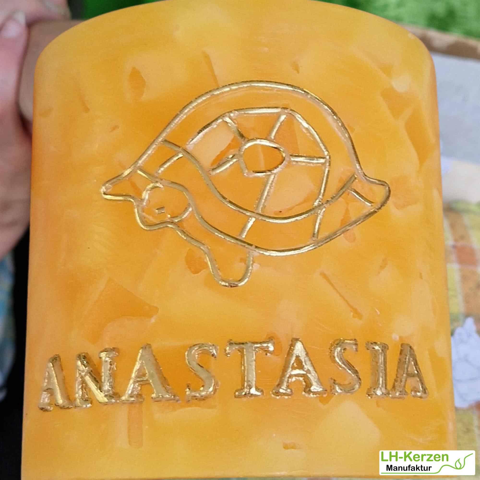 Kerzenbeschriftung Beschriftete Kerze